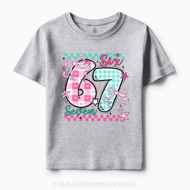 Checkered Valentine 67 Toddler&Kid's Tees Beepumpkin