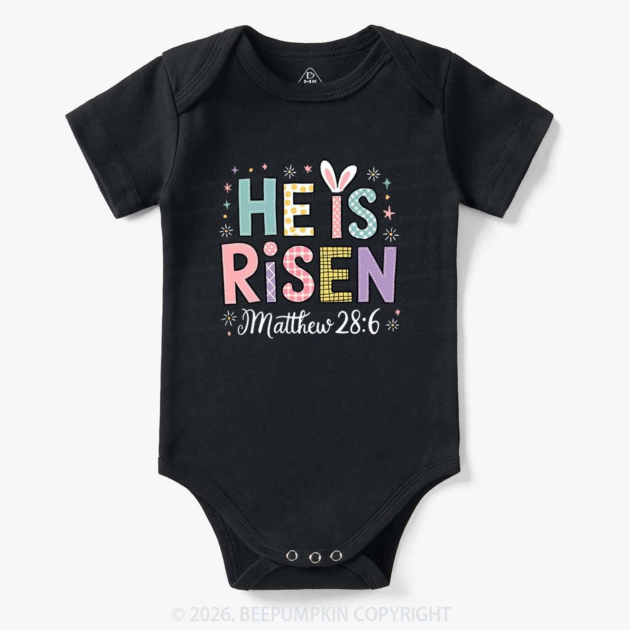 He is Risen Easter Joy Bodysuit