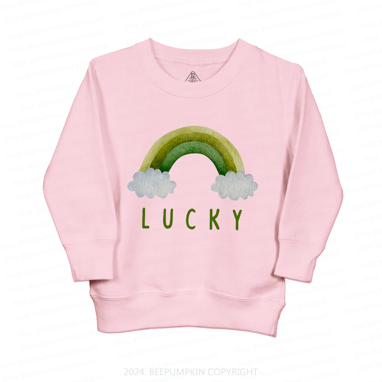 Lucky Of the Rainbow St.Patricks Day Kids Sweatshirt