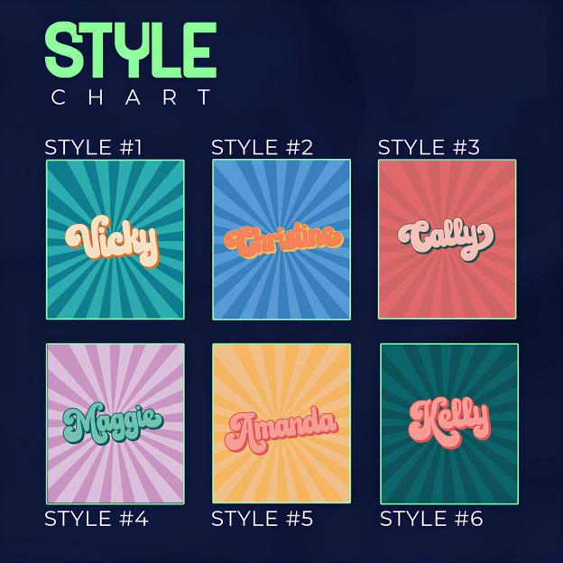 Personalized 70s Style Name Fleece Blanket