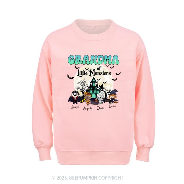 Personalized Grandma Halloween Sweatshirt Beepumpkin