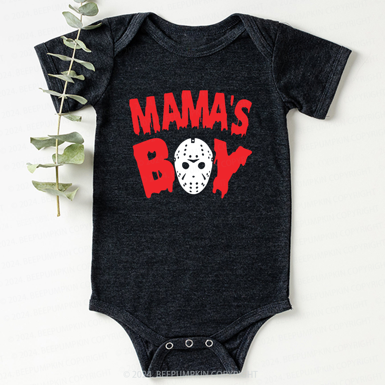 80's Horror Movie Bodysuit For Baby 7