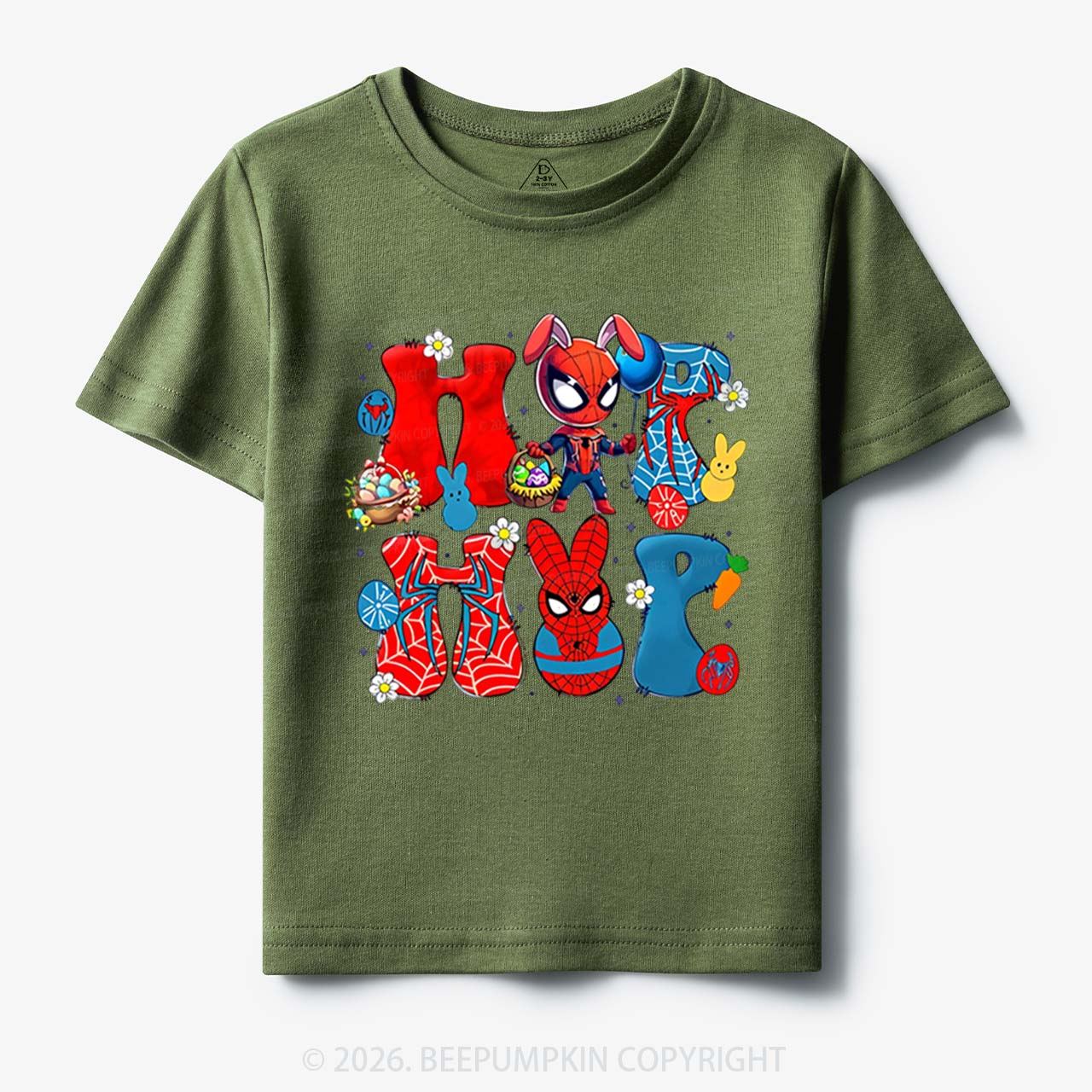 Cartoon Easter Bunny Toddler&Kid's Tees Beepumpkin