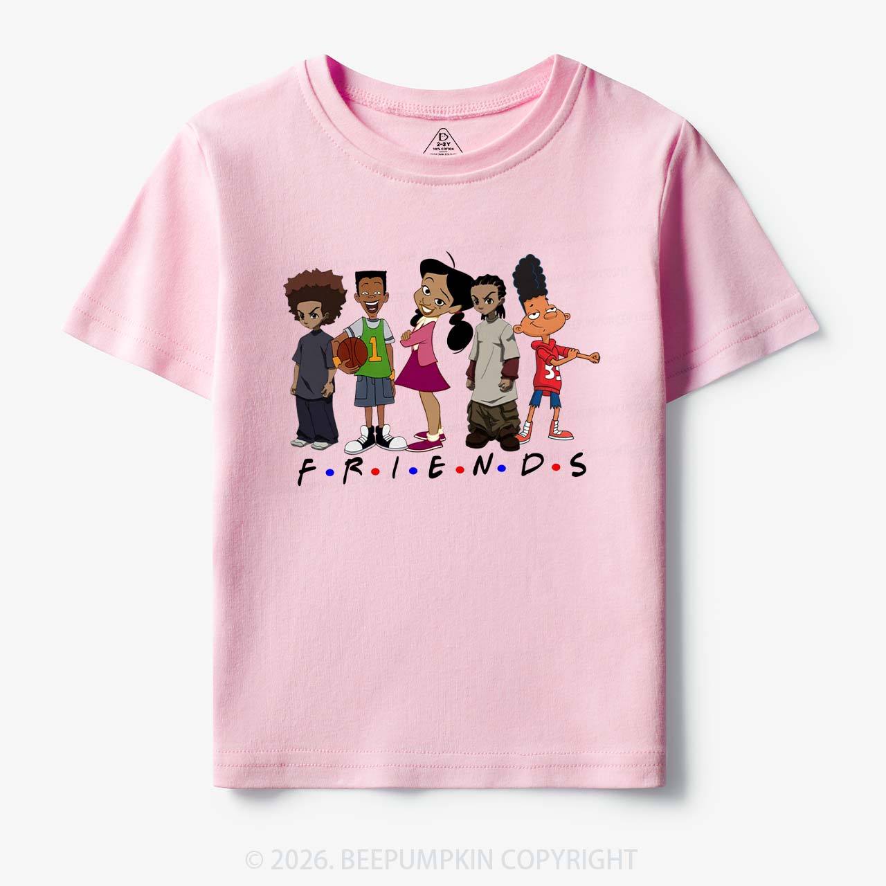 Black Cartoon Characters Toddler&Kid's Tees Beepumpkin