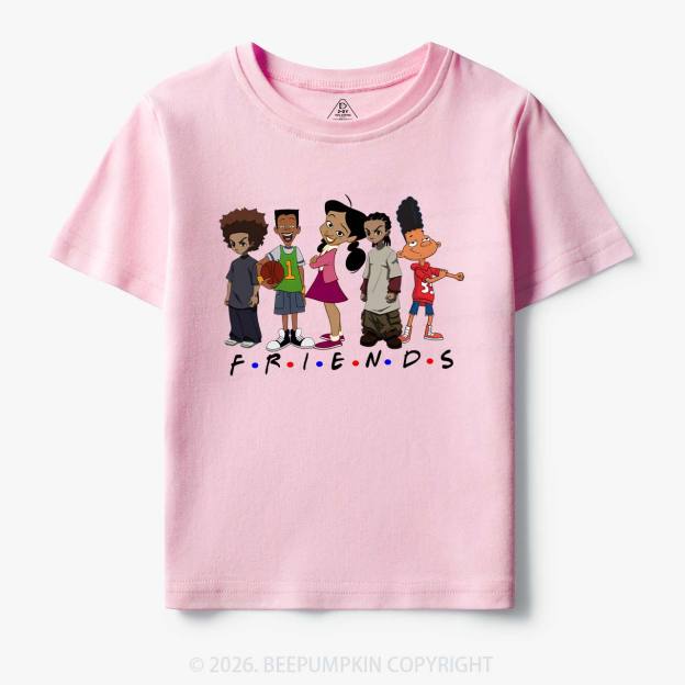 Black Cartoon Characters Toddler&Kid's Tees Beepumpkin