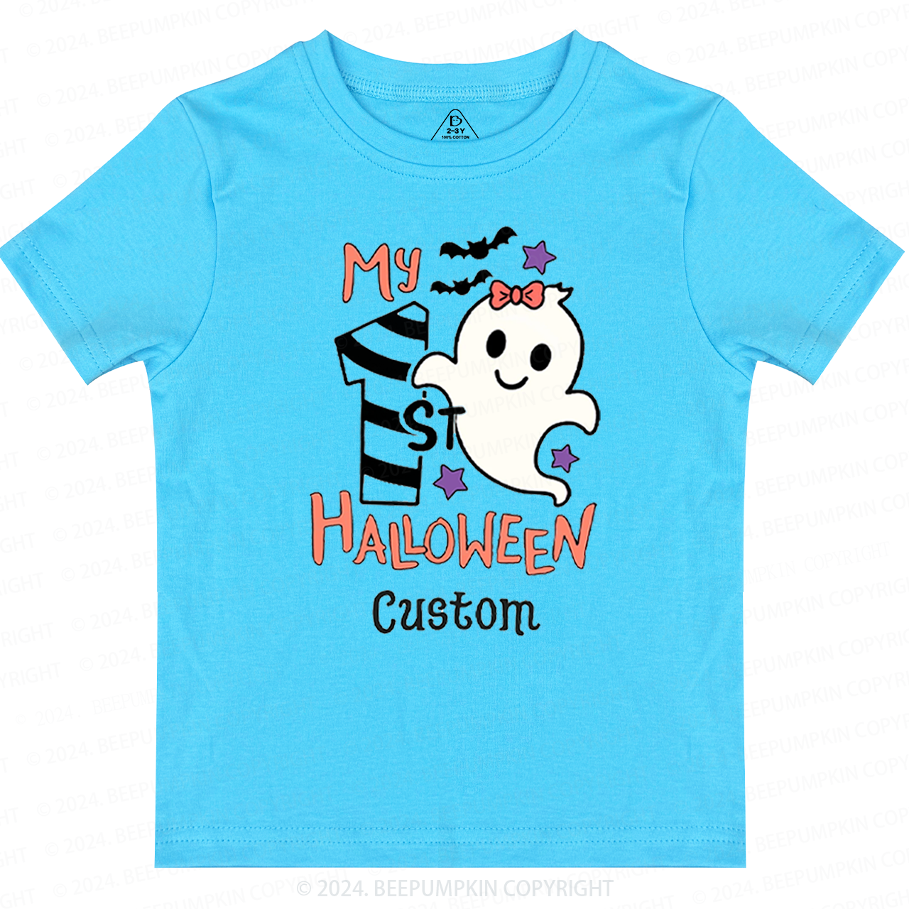 Personalised My 1st Halloween Trick Treat Toddler&Kids Tees 