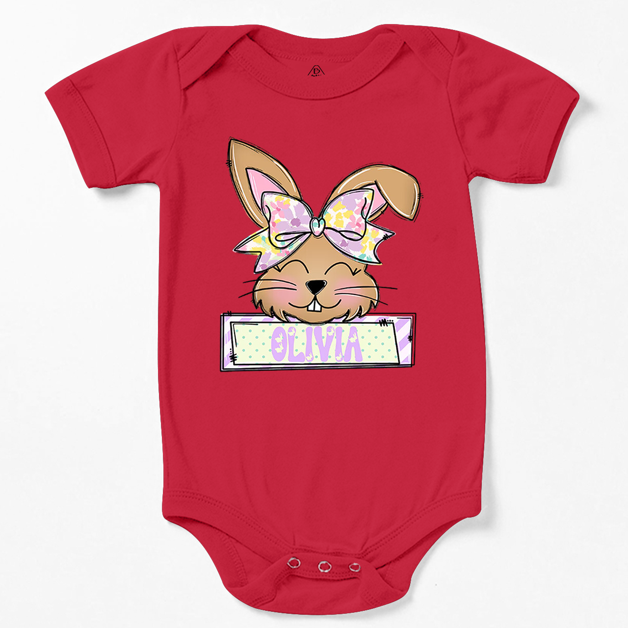 Personalized Bunny Name Bodysuit Beepumpkin