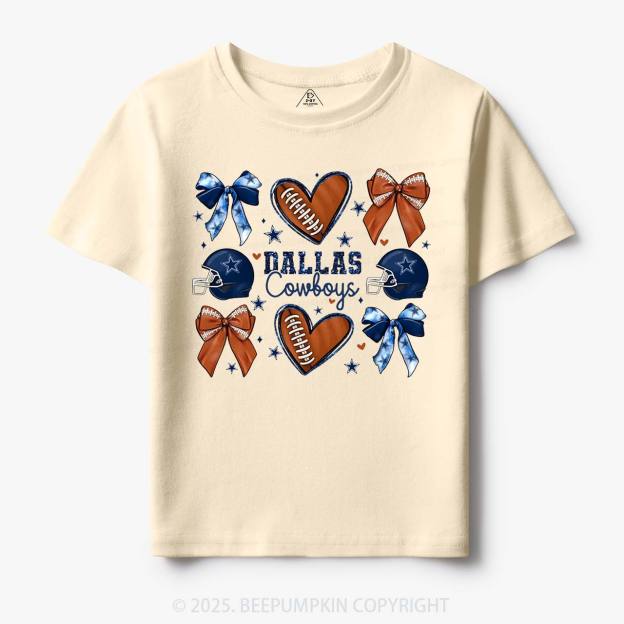Blue Star Football Toddler&Kid's Tees Beepumpkin