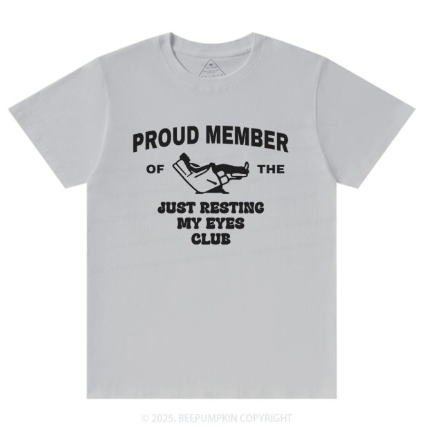 Just Resting My Eyes Dad T-shirt