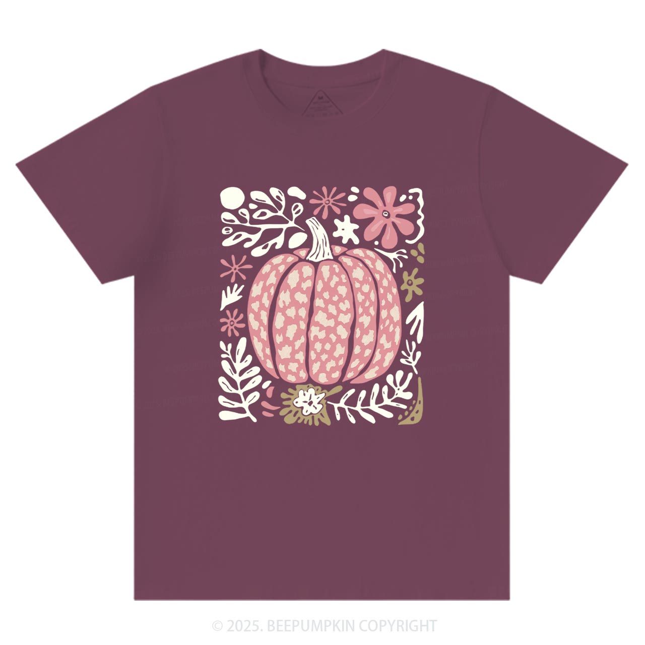 Leopard Pink Pumpkin T-Shirts Beepumpkin