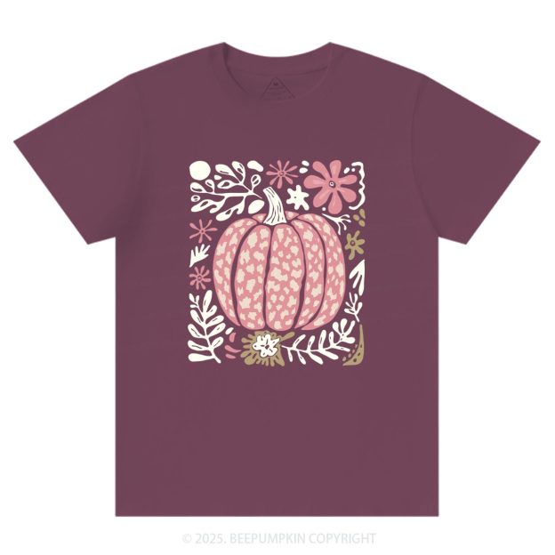 Leopard Pink Pumpkin T-Shirts Beepumpkin