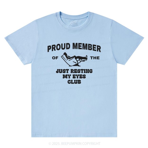 Just Resting My Eyes Dad T-shirt
