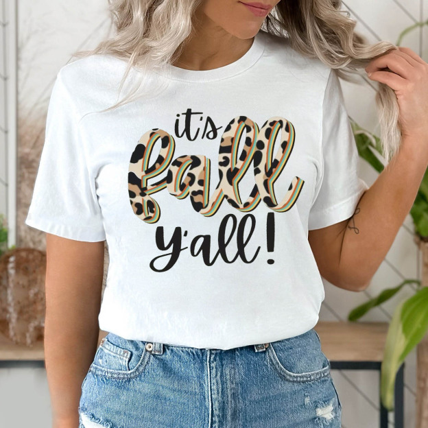 It's Fall Y'all Pumpkin Shirts For Her