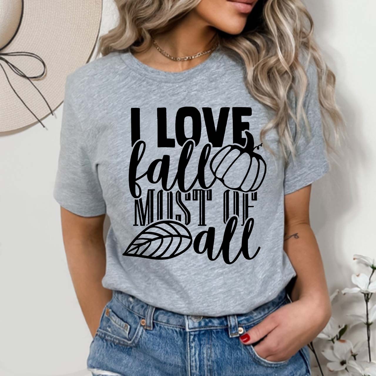 I Love Fall Most Of All Shirt