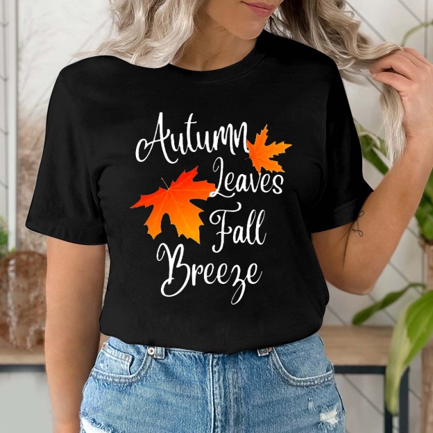 Autumn Leaves Fall Breeze T-shirt