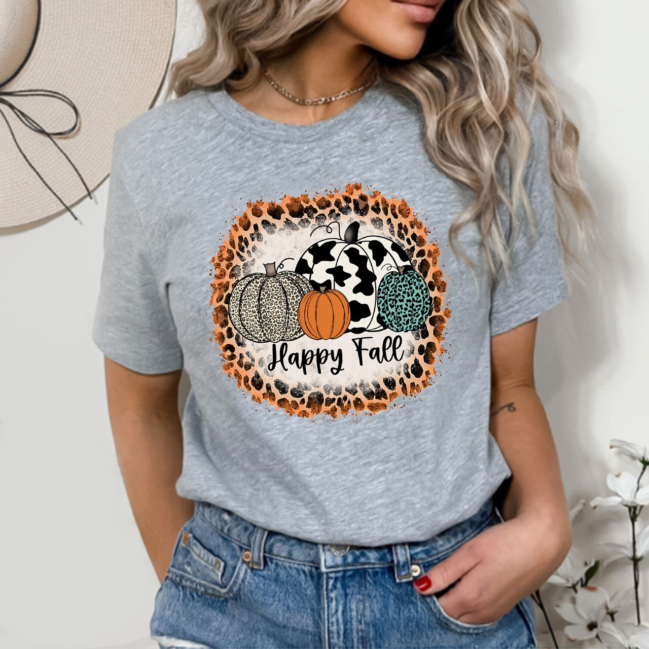 Happy Fall Pumpkin Shirt For Her