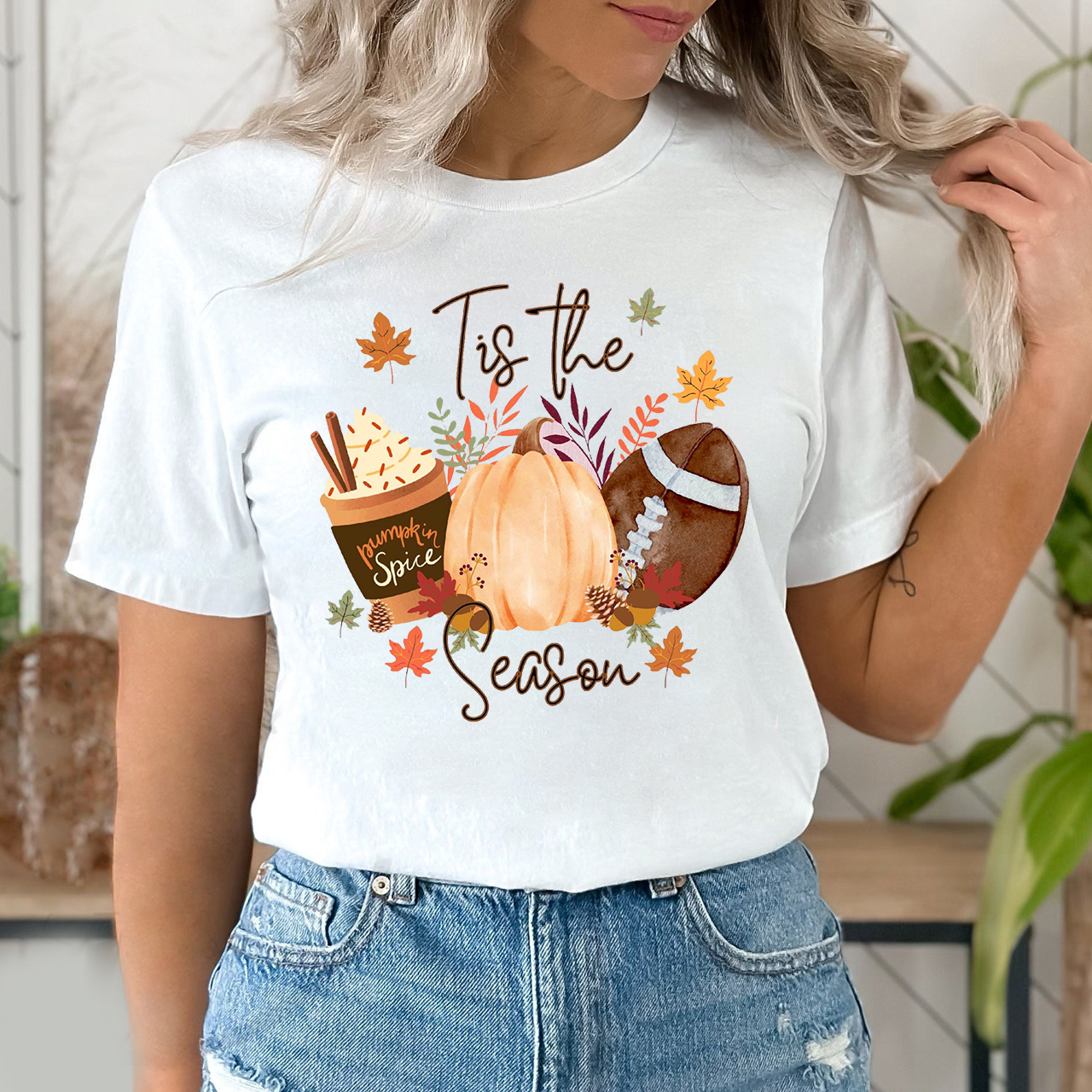 Tis The Season Pumpkin Ice Cream Shirt For Her