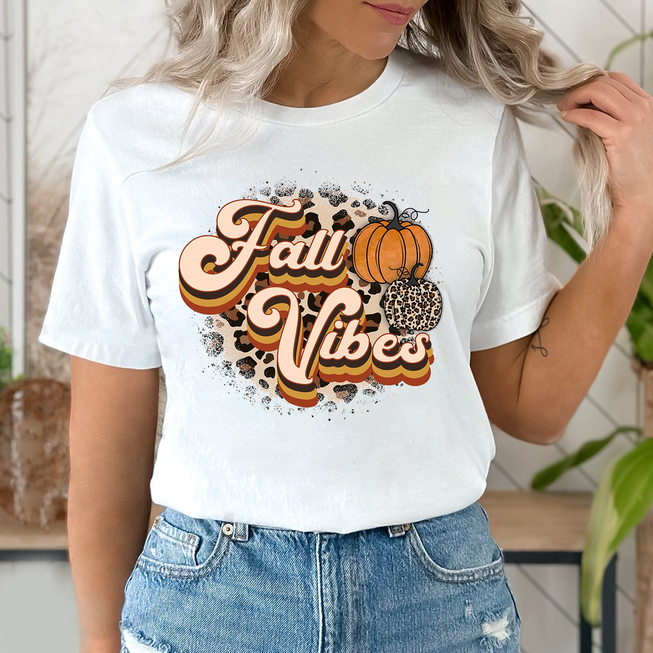 Fall Vibes Retro Shirt For Her