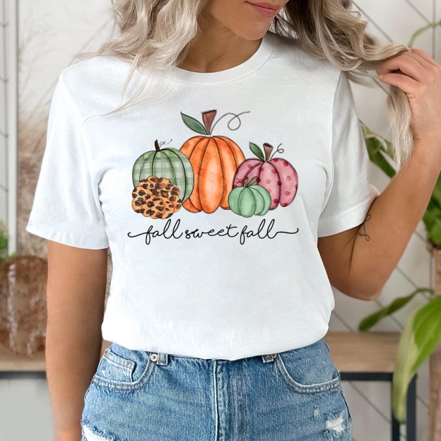 Pretty Pastel Pumpkins Fall Sweet Fall Tees