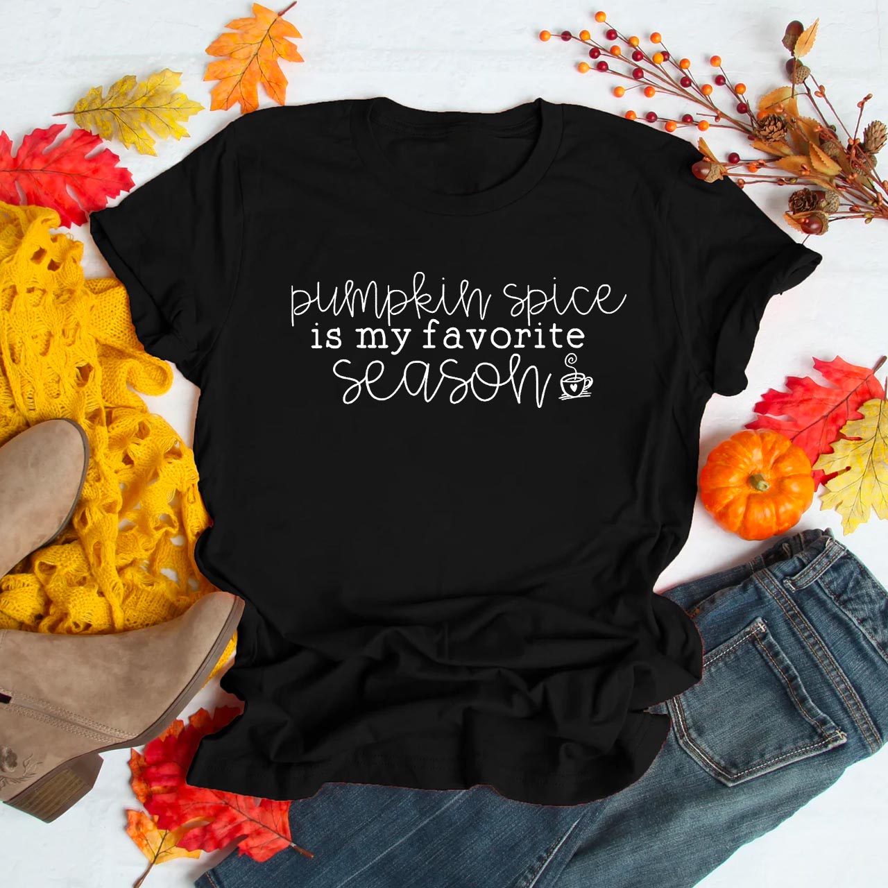  Pumpkin Spice Is My Favorite Season Fall Tees