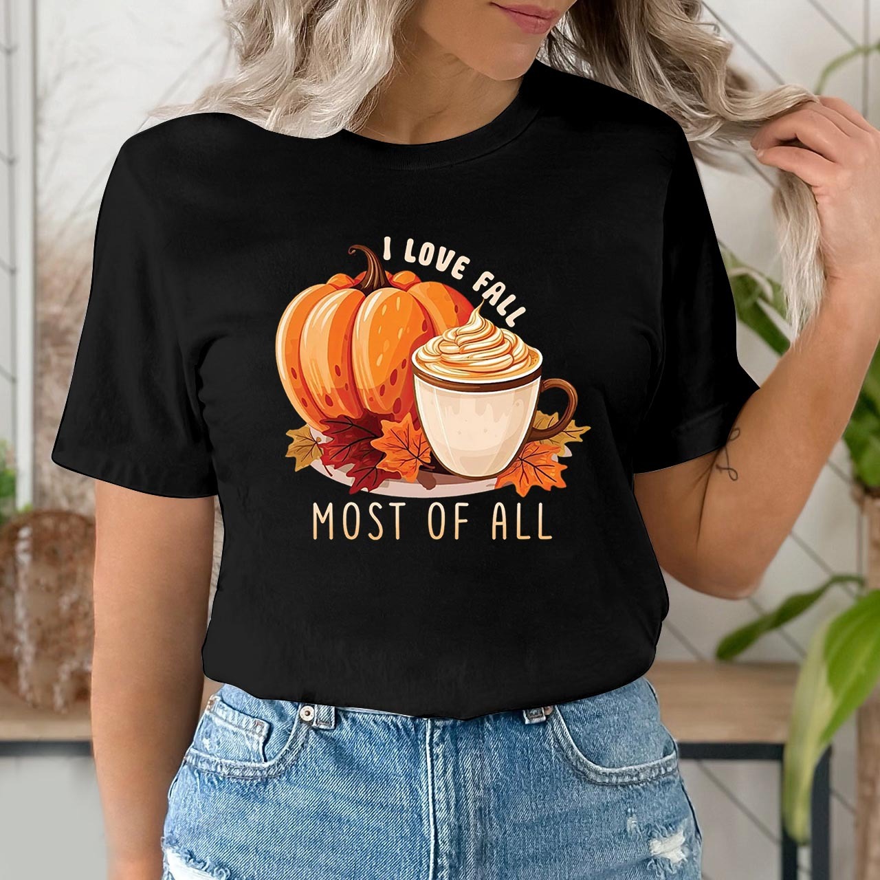 I Love Fall Most Of All Pumpkin Shirts