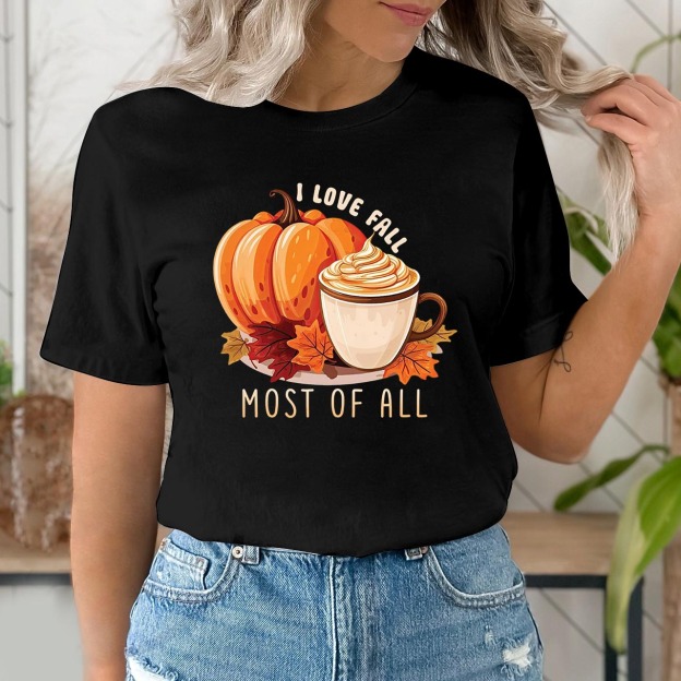 I Love Fall Most Of All Pumpkin Shirts