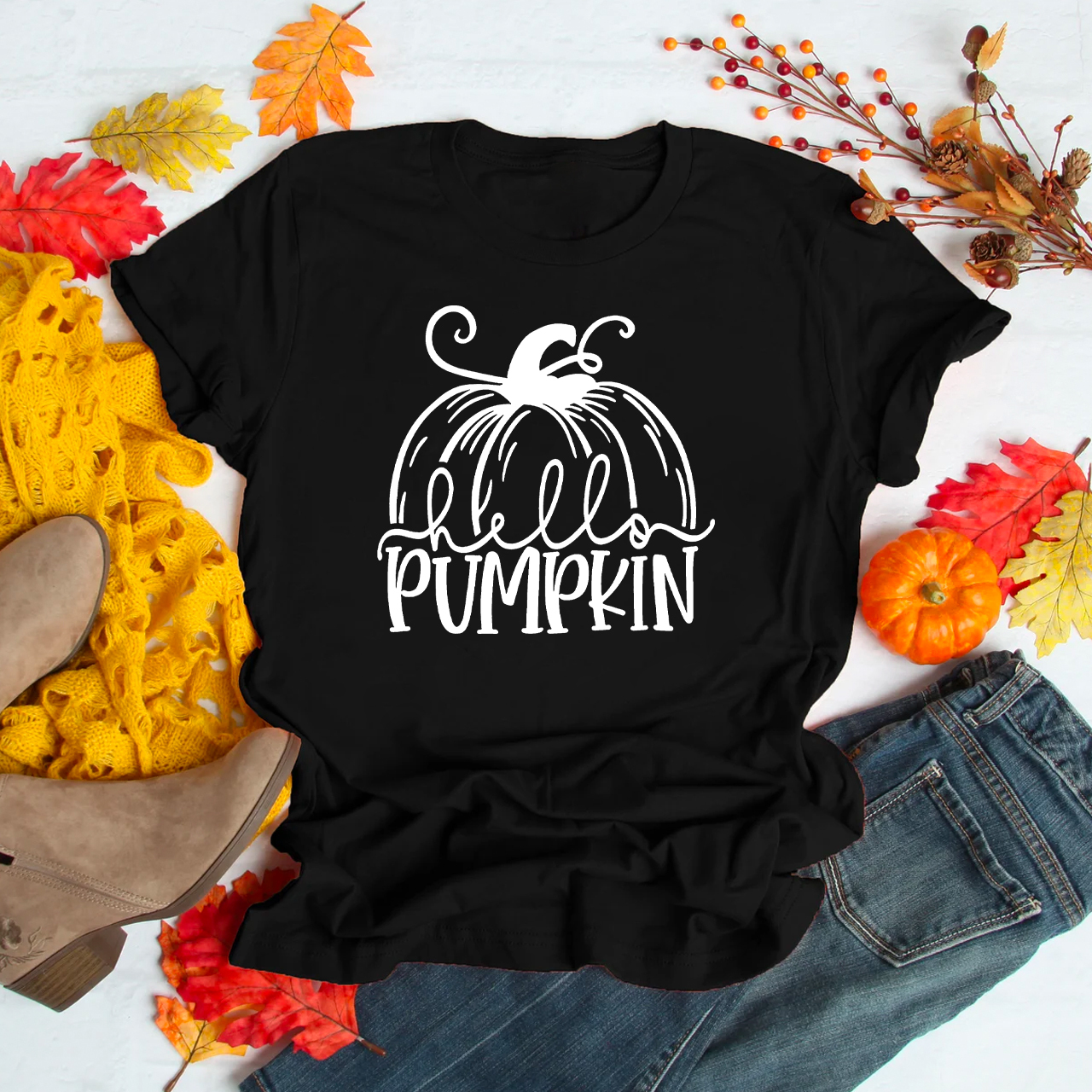  Cute Hello Pumpkin Fall Tees For Her