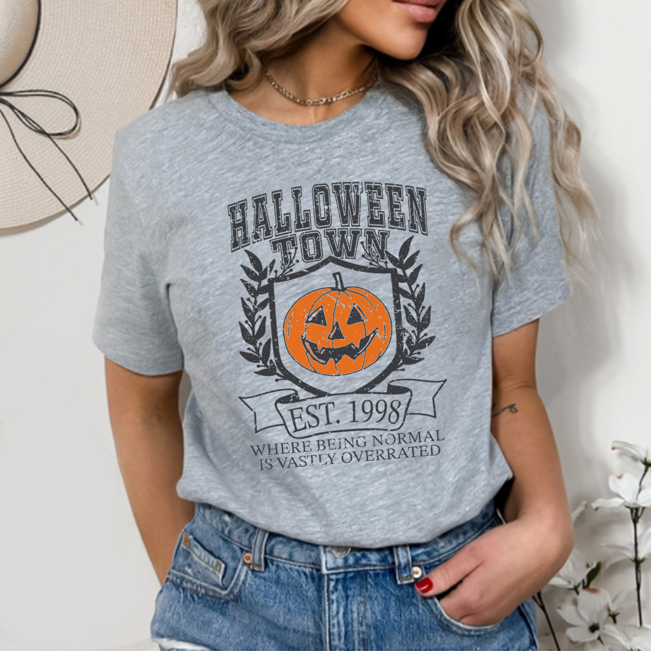 Halloween town University Shirt For Her