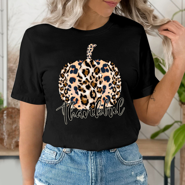Leopard Pumpkin Shirt For Her