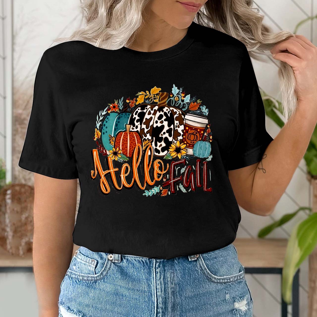 Happy Fall Pumpkin Shirt For Her