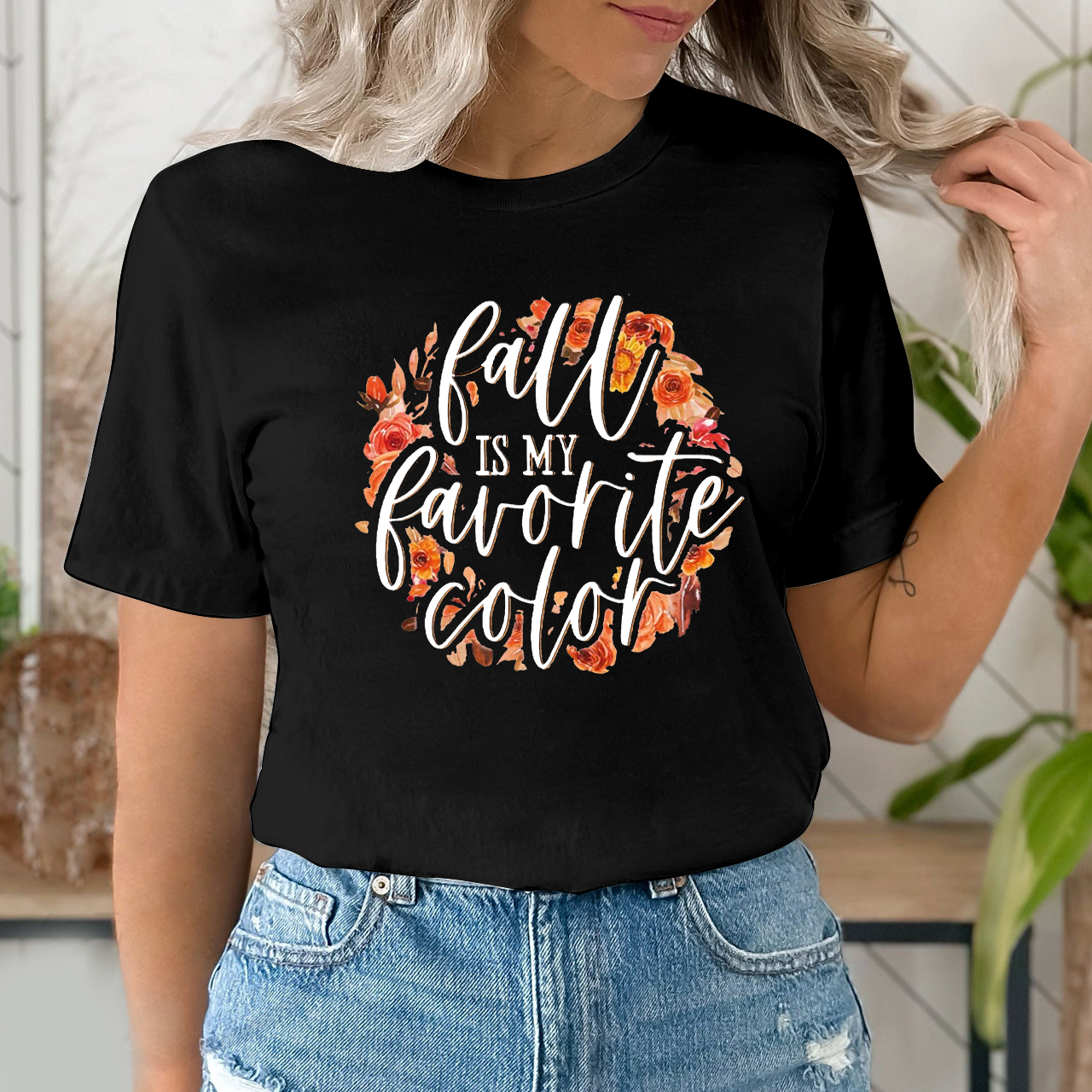 Fall Is My Favorite Color Shirt For Her