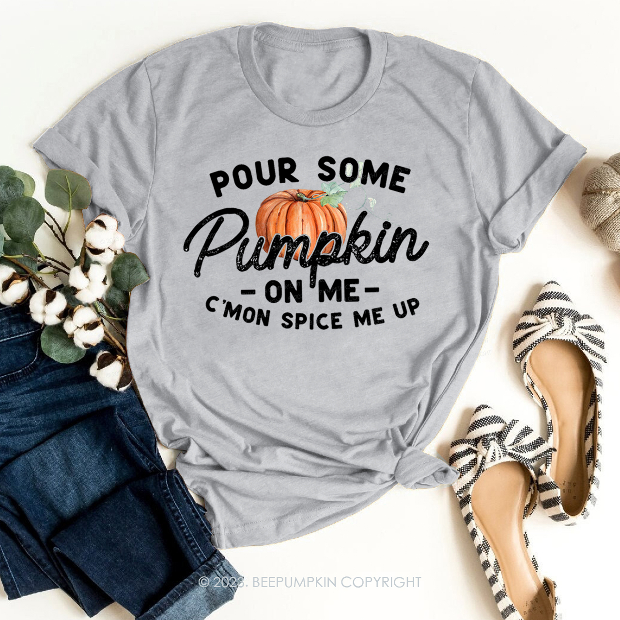 Pour Some Pumpkin On Me Shirt Beepumpkin