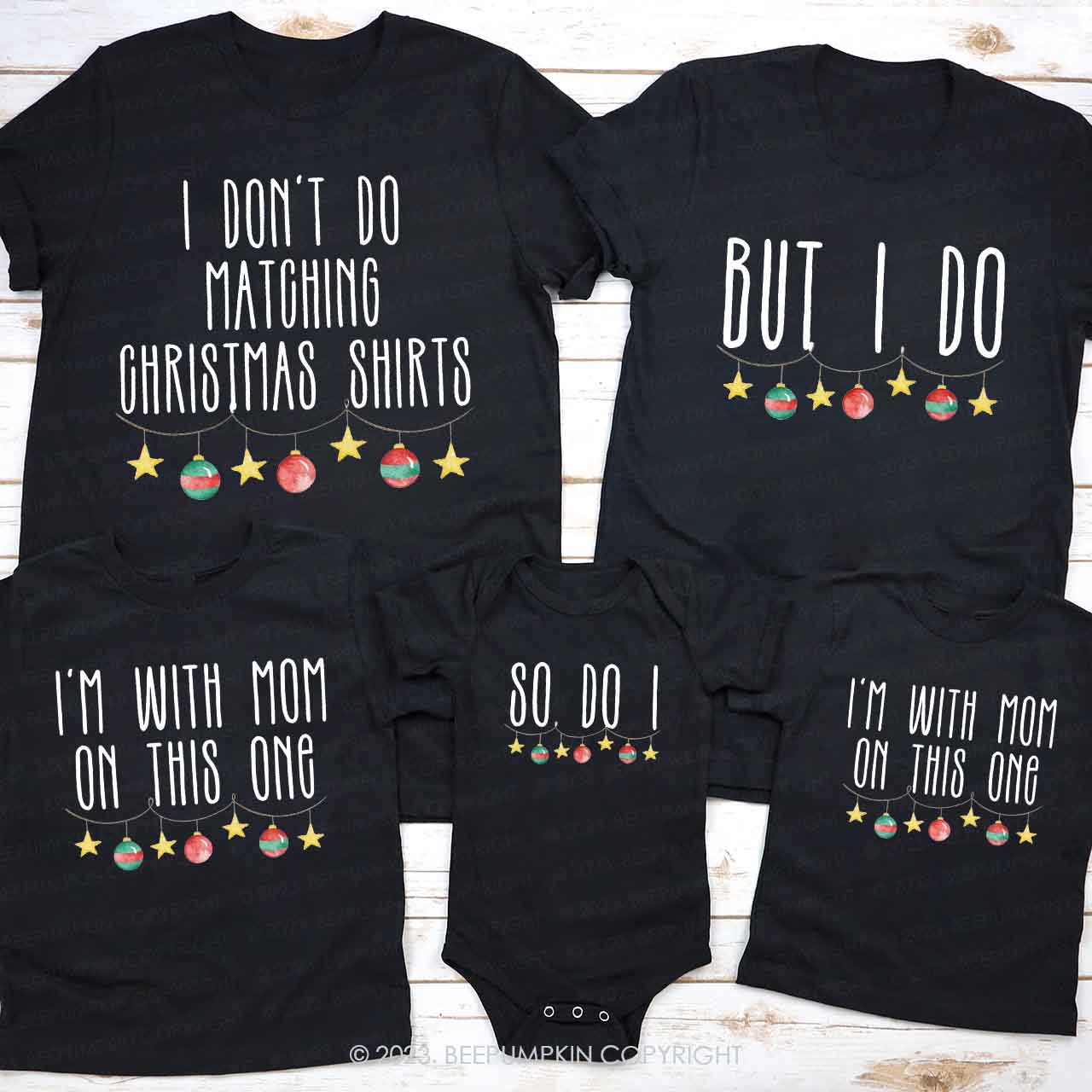 Matching Family Christmas Shirts For Family Members Beepumpkin