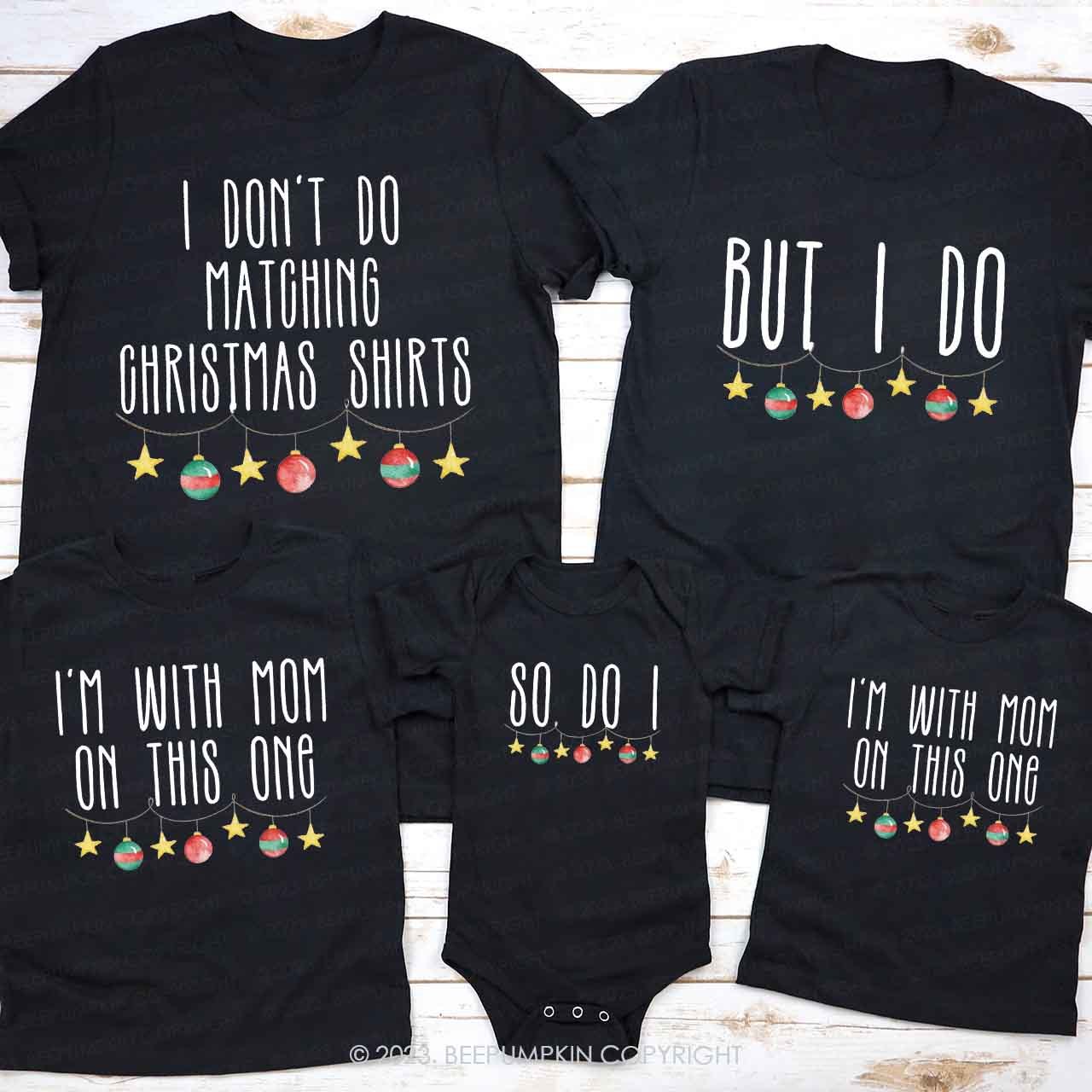 Matching Family Christmas Shirts For Family Members Beepumpkin