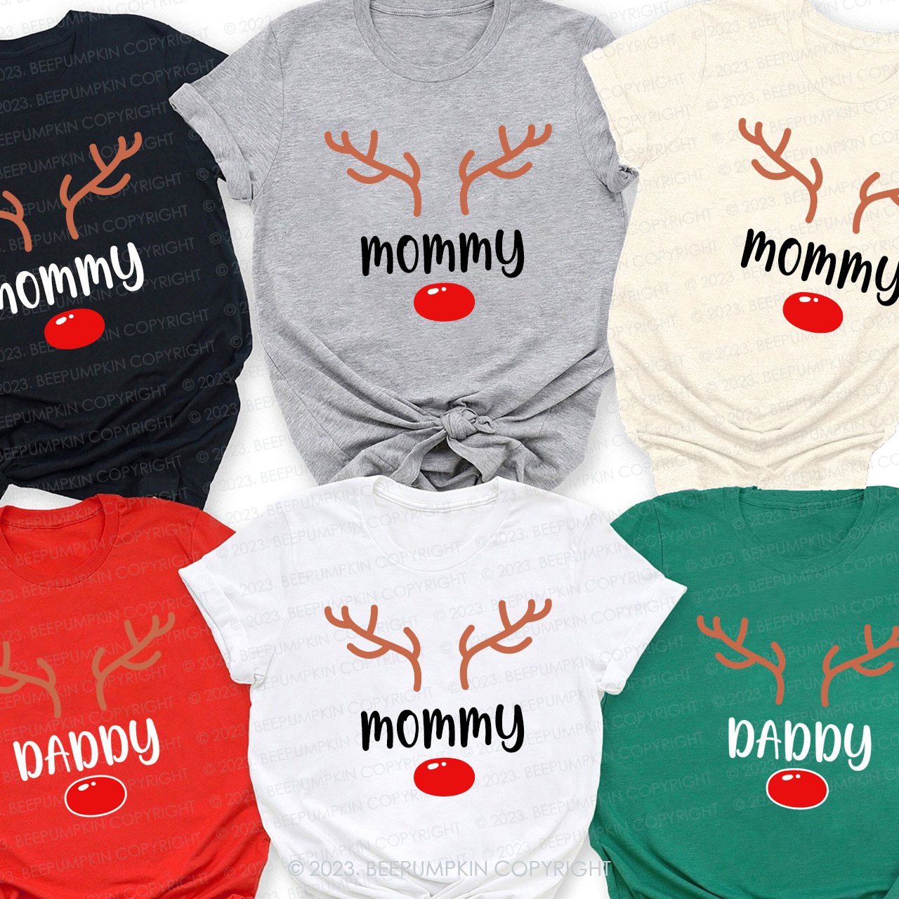 Personalized Christmas Group Family Matching Shirts Beepumpkin