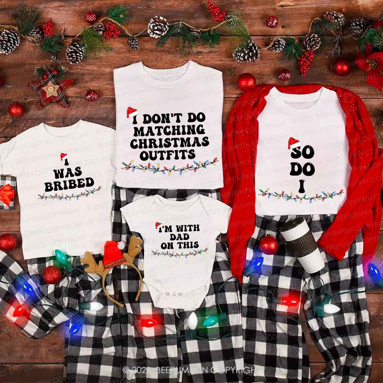 Funny Group Christmas Family Matching Shirts Beepumpkin