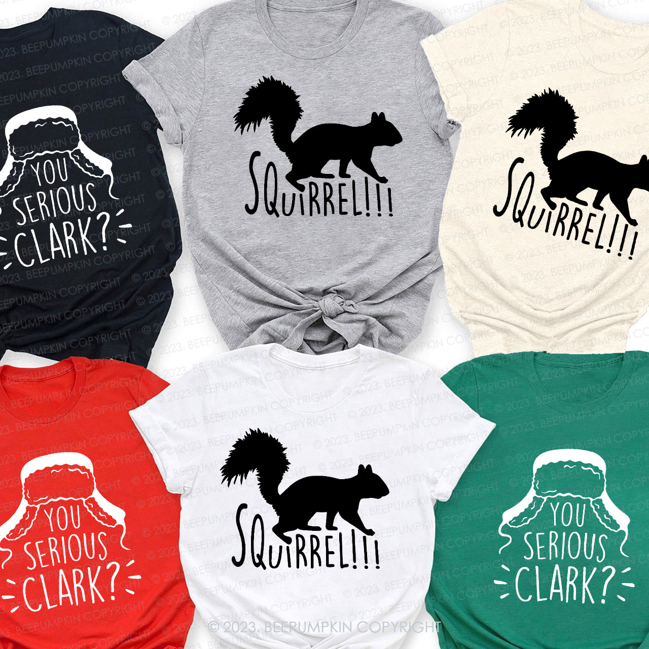 Fun pattern Christmas special Family Matching Shirts Beepumpkin