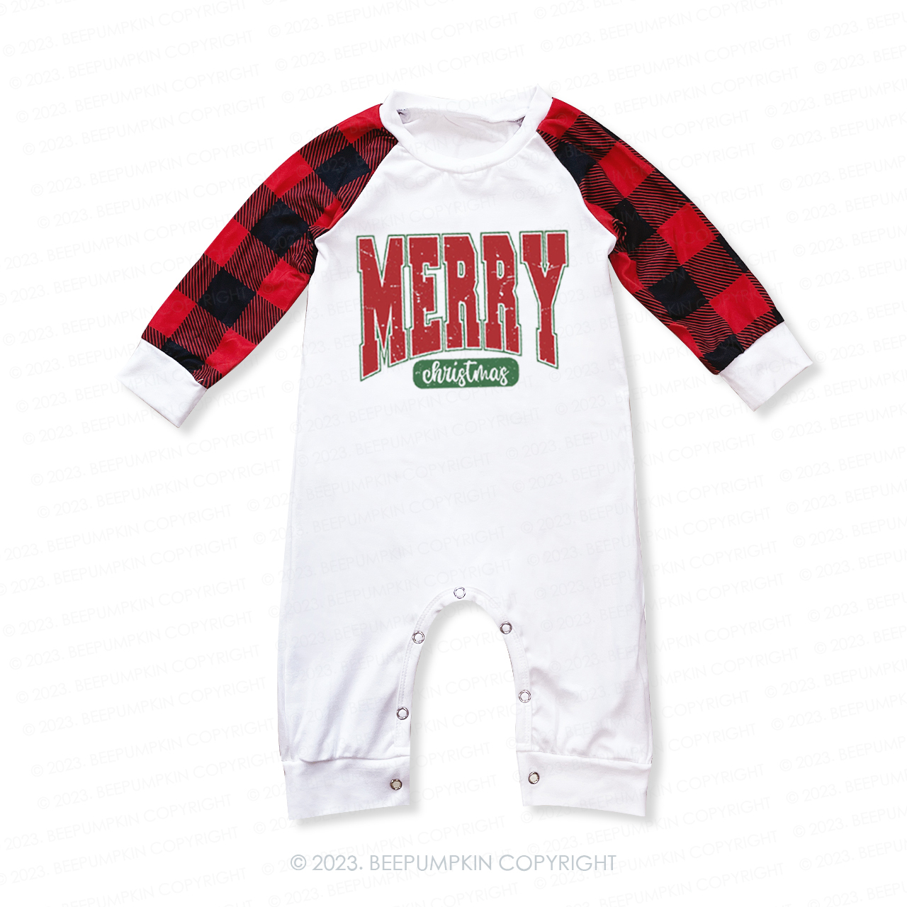 Merry Christmas Classic Family Matching Pajamas Beepumpkin