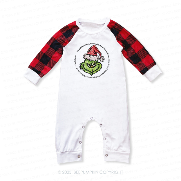 Funny Poses Merry Christmas Matching Pajamas For Family Beepumpkin