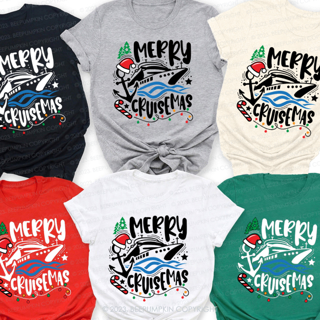 Christmas Cruise Family Trip Shirt For Family Beepumpkin