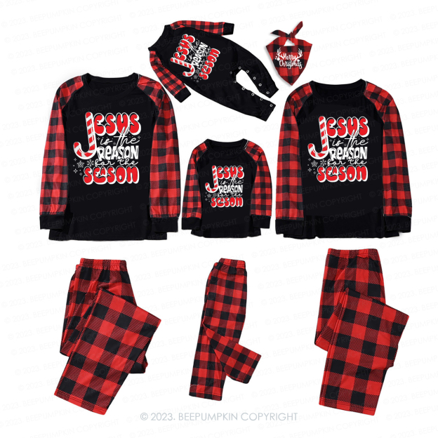 Jesus Is The Reason Believe In Christmas  Matching Pajamas For Family Beepumpkin