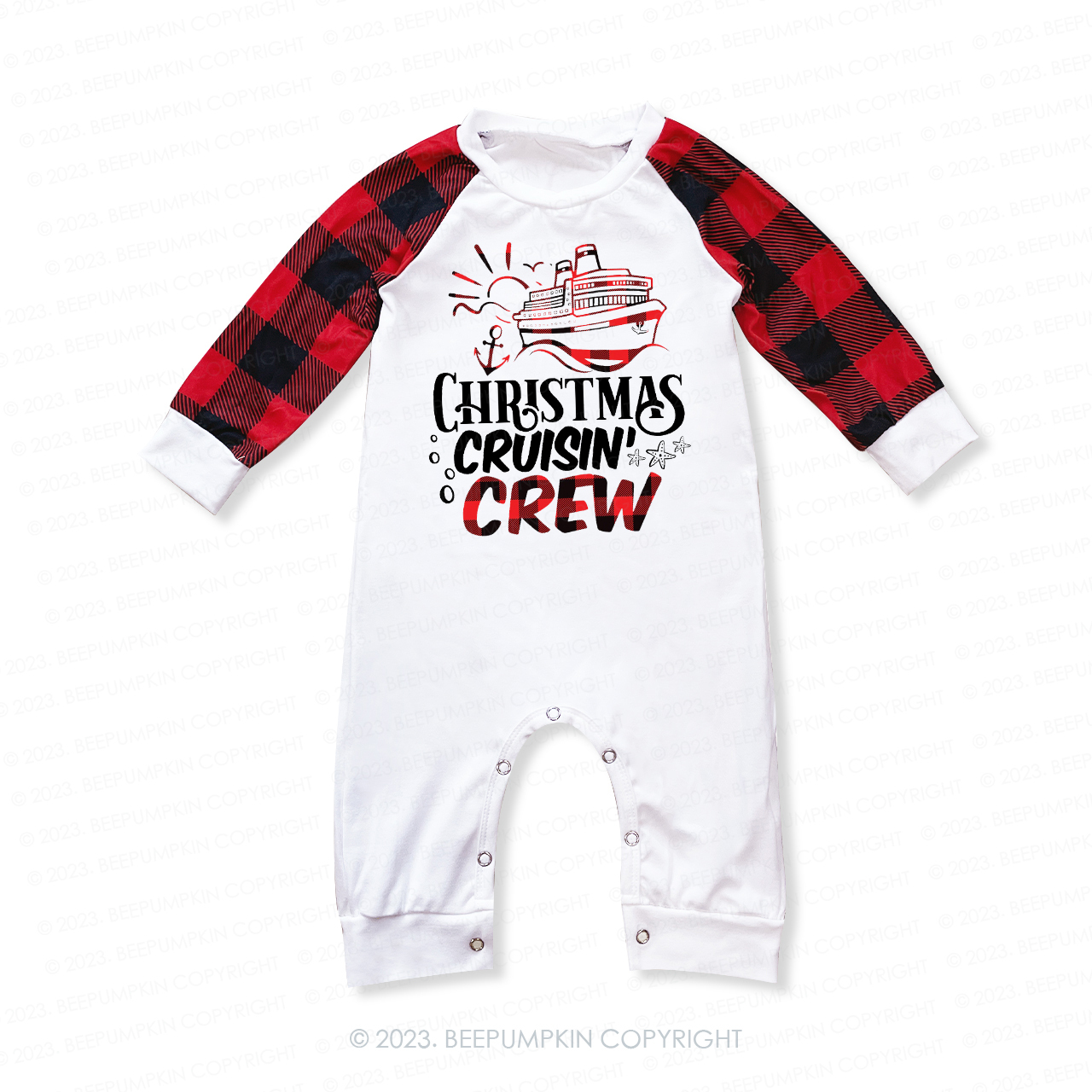 Christmas Cruise Buffalo Plaid Matching Pajamas For Family Beepumpkin
