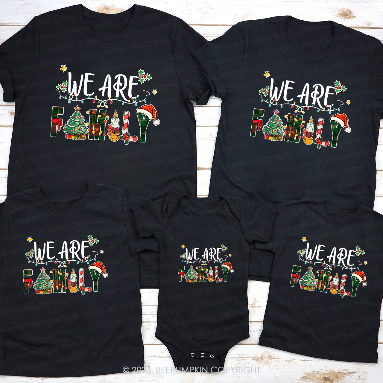 We are Family Tees For Family Beepumpkin