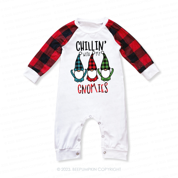 Buffalo Plaid Christmas Gnome Matching Pajamas For Family Beepumpkin