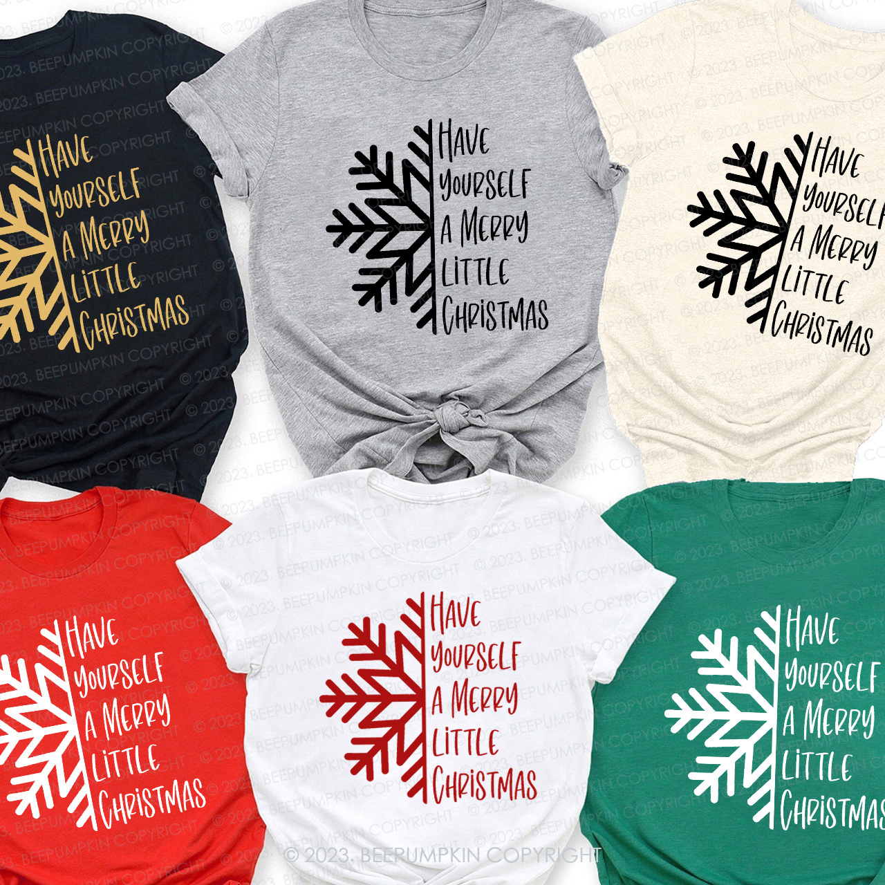 Have Yourself A Merry Little Christmas Matching Shirts Beepumpkin