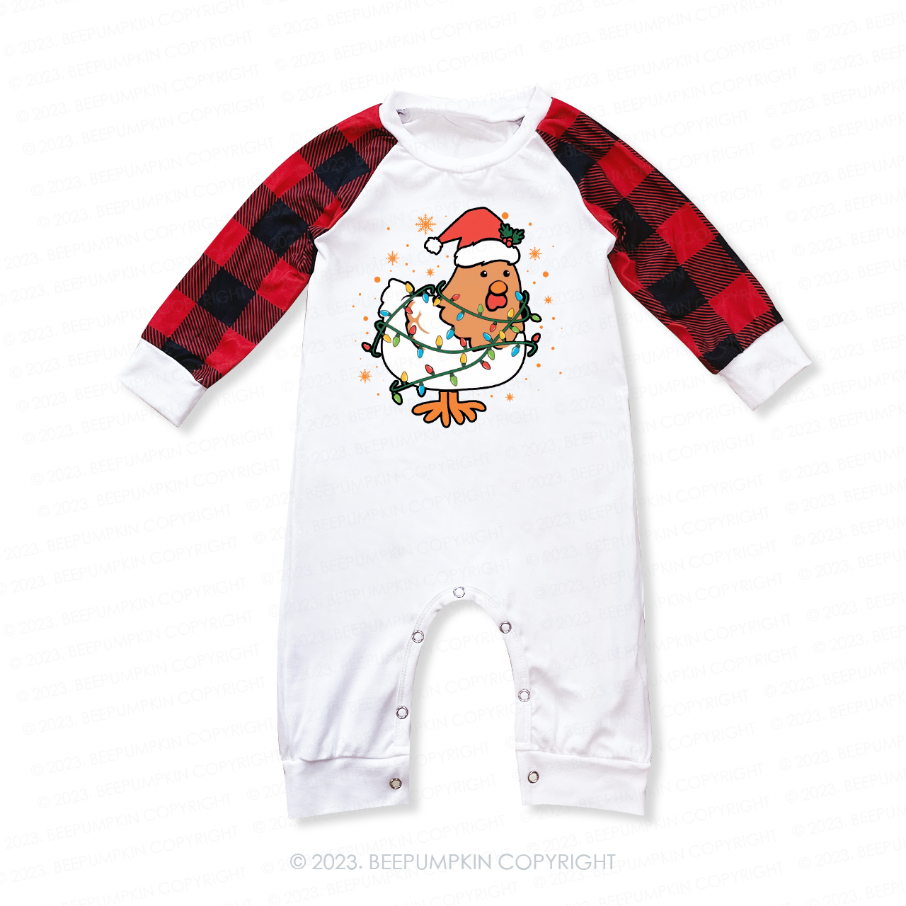Chicken Lover Christmas Family Matching Pajamas Beepumpkin