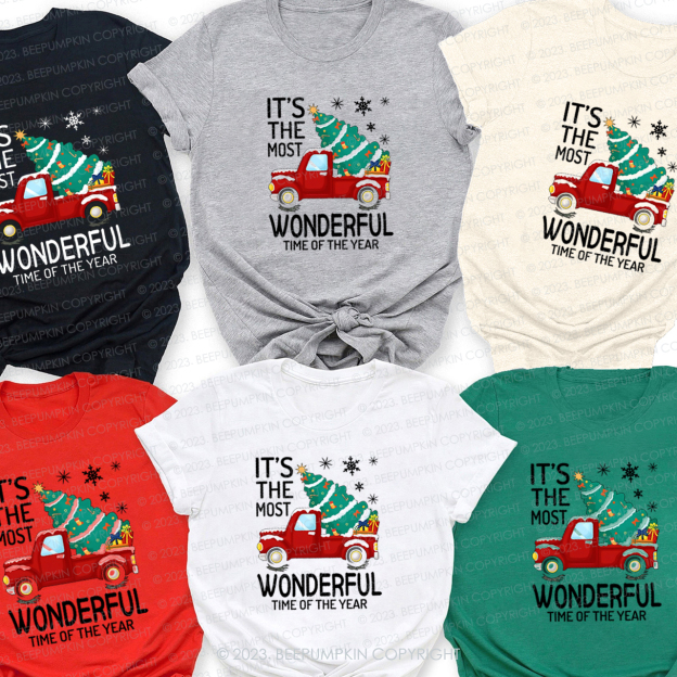 It's The Most Wonderful Time of the Year Matching Shirts Beepumpkin