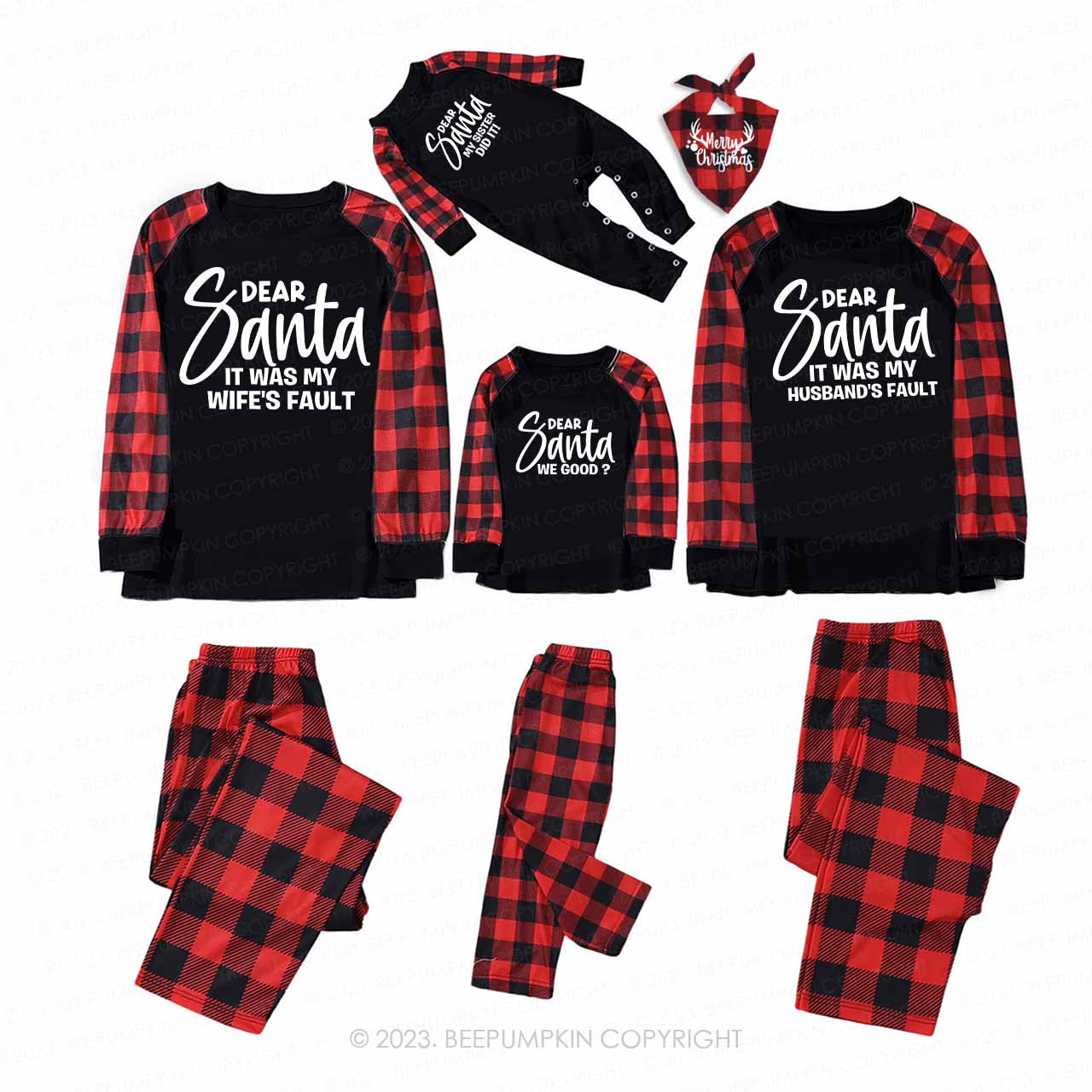 Christmas Family Matching Pajamas Outfits – Beepumpkin™