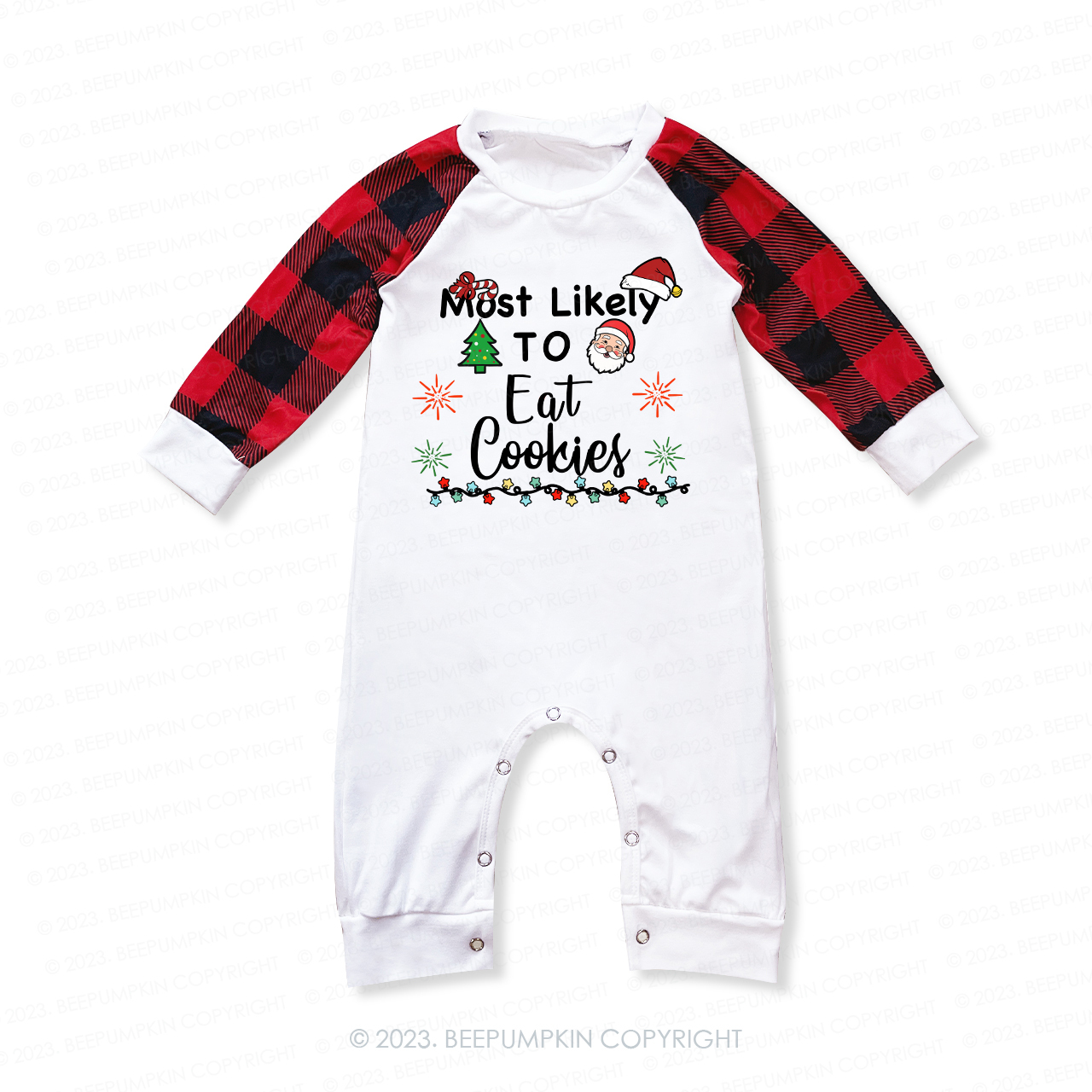Most Likely To Cute Santa Family Party Matching Pajamas Beepumpkin