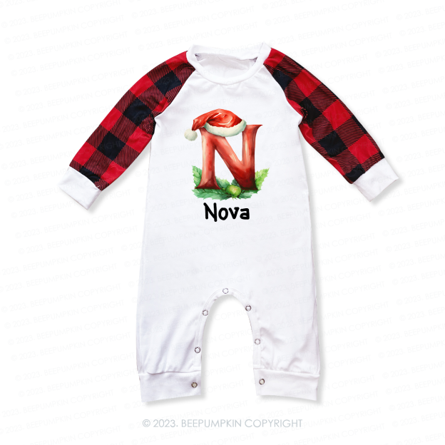Personalized Christmas Gift Monogrammed Family Pajamas Beepumpkin